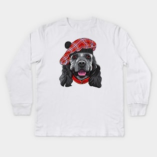 dog American Cocker Spaniel Kids Long Sleeve T-Shirt